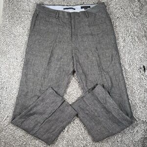 Banana Republic Linen Pants Mens 35/32 Classic Fit Business Casual Work STAINING